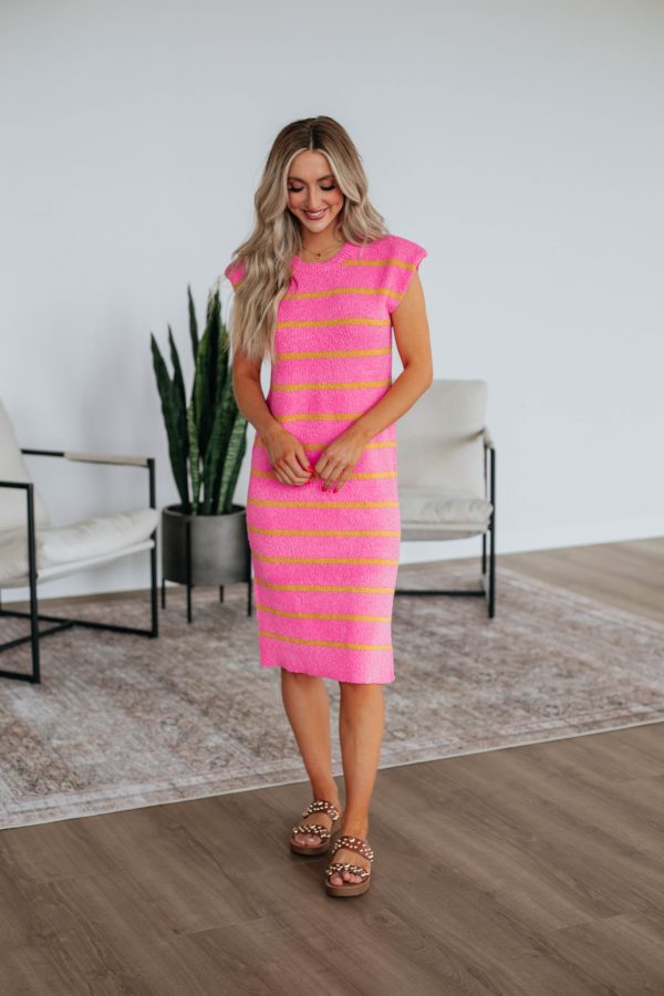 Shela-Striped-Dress-Fuchsia-6